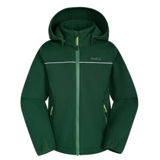 Kamik Softshelljacke Jarvis (winddicht, reflektierend) dunkelgrün Kinder